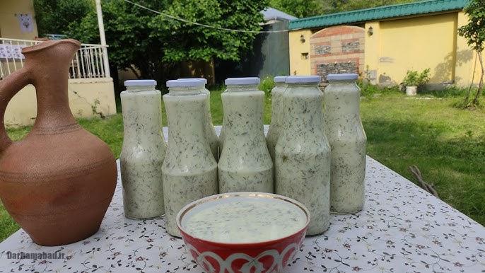 Traditional-Azerbaijani-carbonated-buttermilk5 دوغ محلی