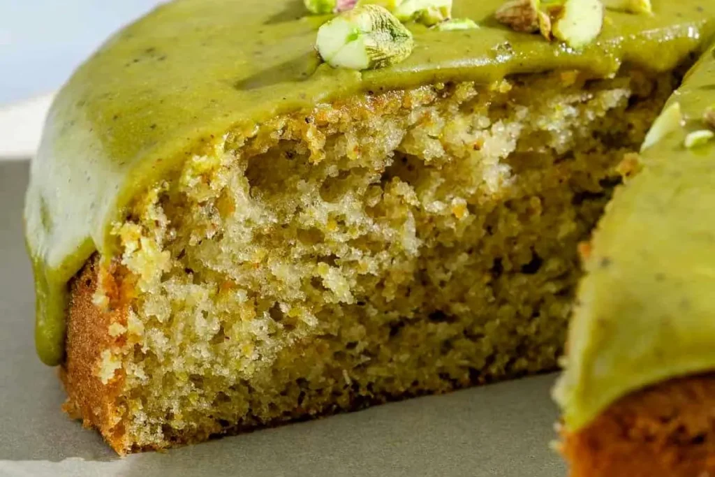 کیک پسته ای