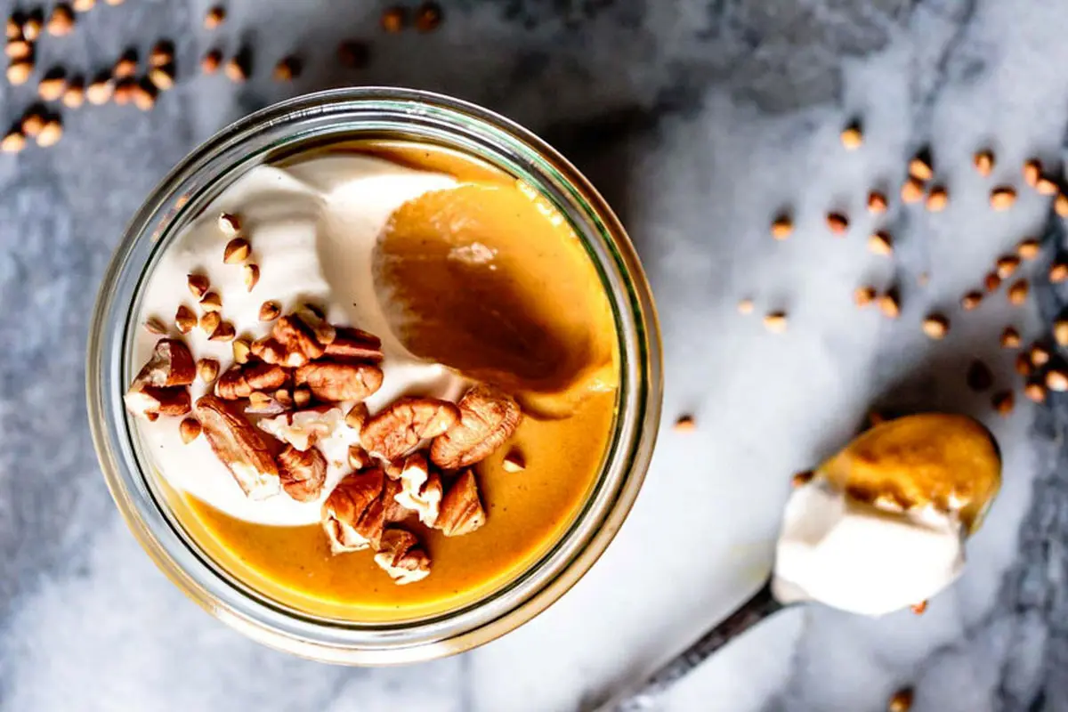 دسر بستنی کدو حلوایی