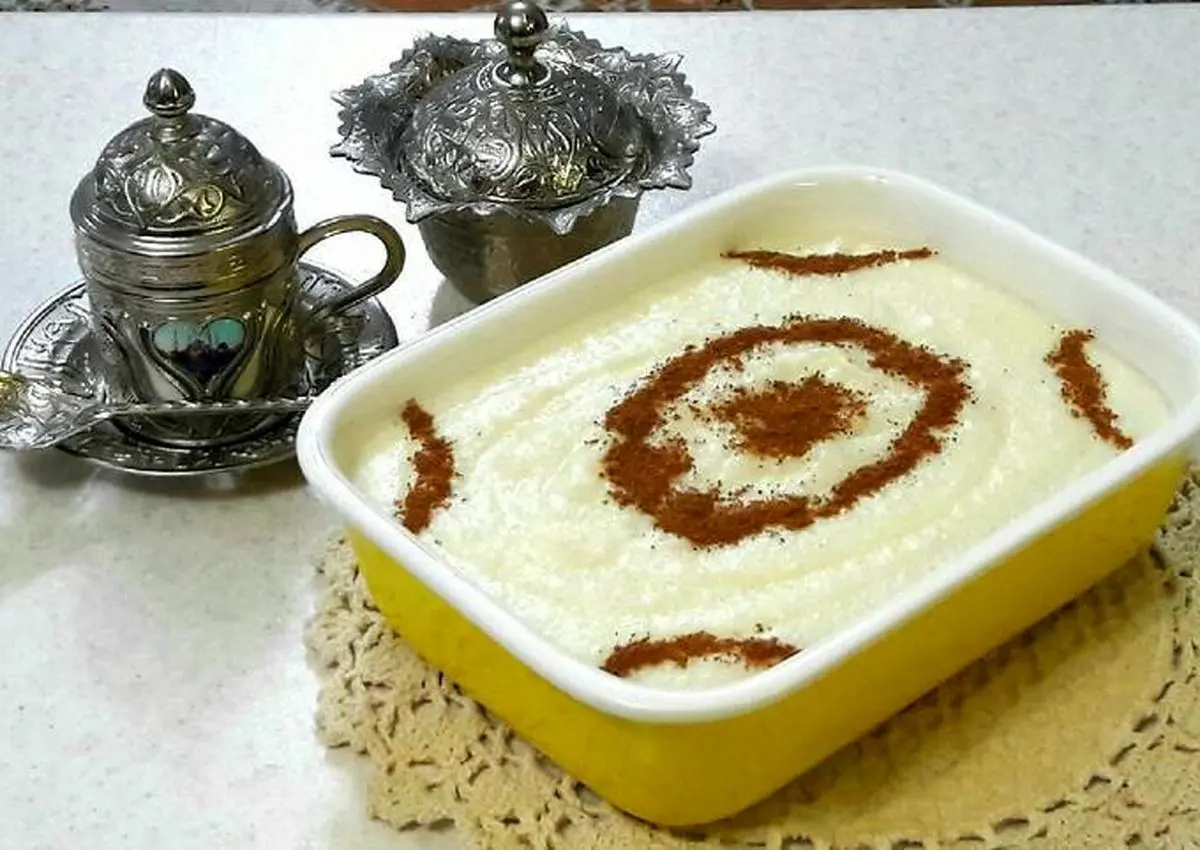 دسر کرم برنجی دسر کرم برنجی