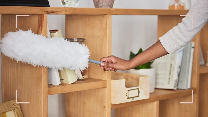 تمیز کردن کتابخانه