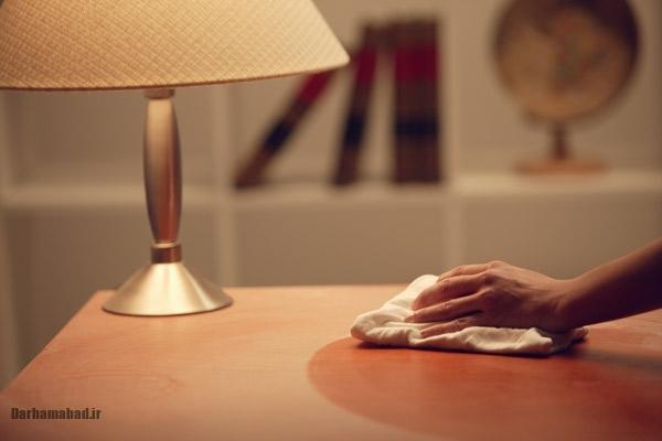 تمیز کردن کتابخانه