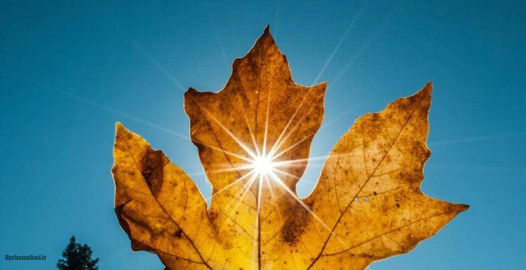 خواص نور آفتاب