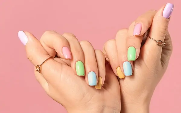 لاک ناخن ساده