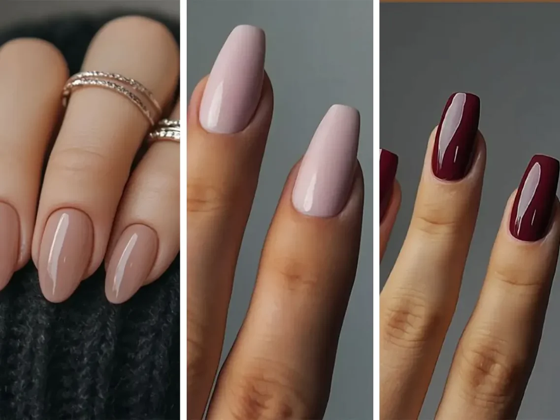 لاک ناخن ساده