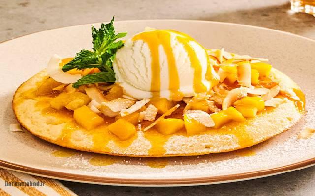 پنکیک انبه پنکیک انبه