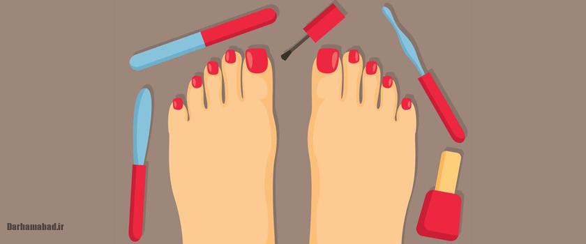 پدیکور ناخن پا