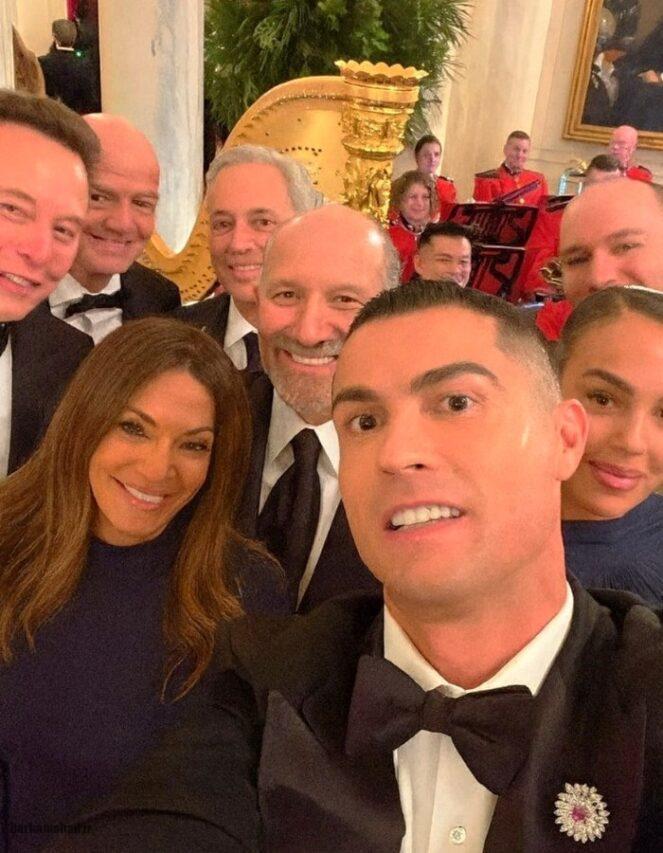 عکس رونالدو و نامزدش