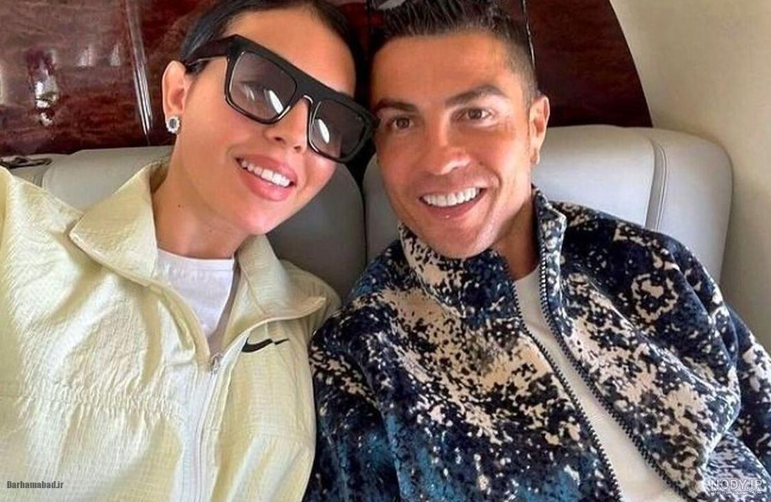 عکس رونالدو و نامزدش