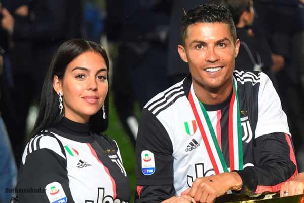 عکس رونالدو و نامزدش