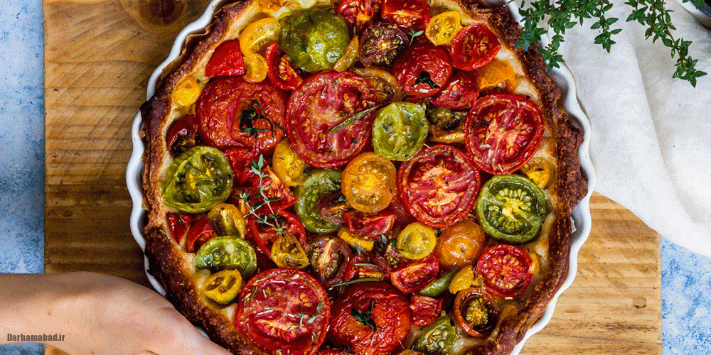 تارت گوجه تارت گوجه