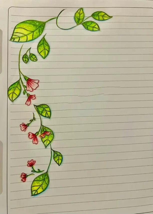 تزئین دفتر املا