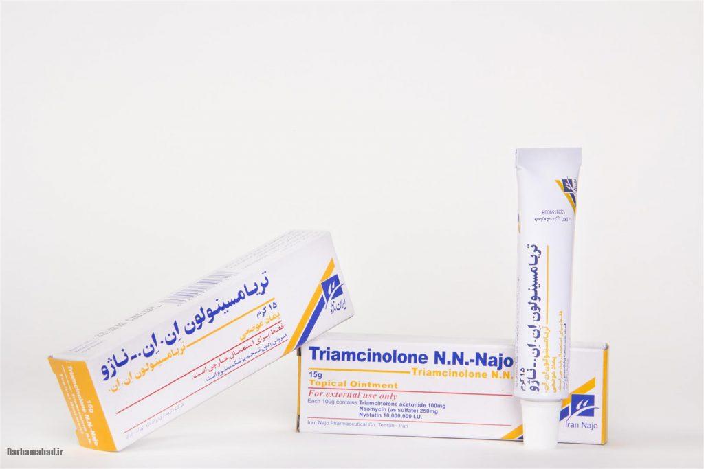 زخم دهانه رحم پماد تریامسینولون