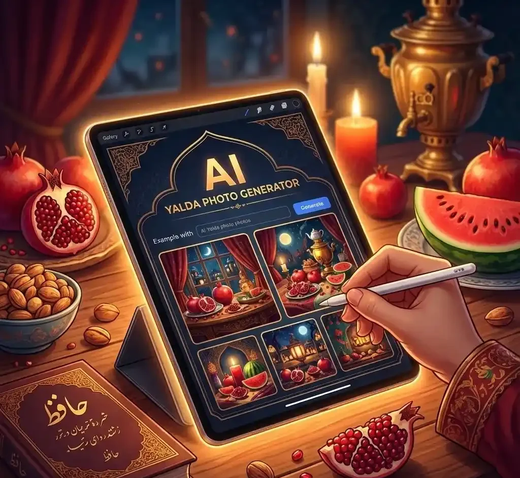 ساخت پرتره‌های یلدایی